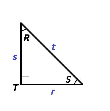 Analyzing Right Triangle RST